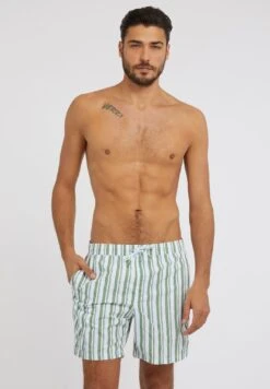 Guess Gestreifte - Zwemshorts - Mehrfarbig GrĂ¼n
