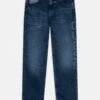 Guess Junior Oversize Fit With Laser Unisex - Relaxed Fit Jeans - Blue