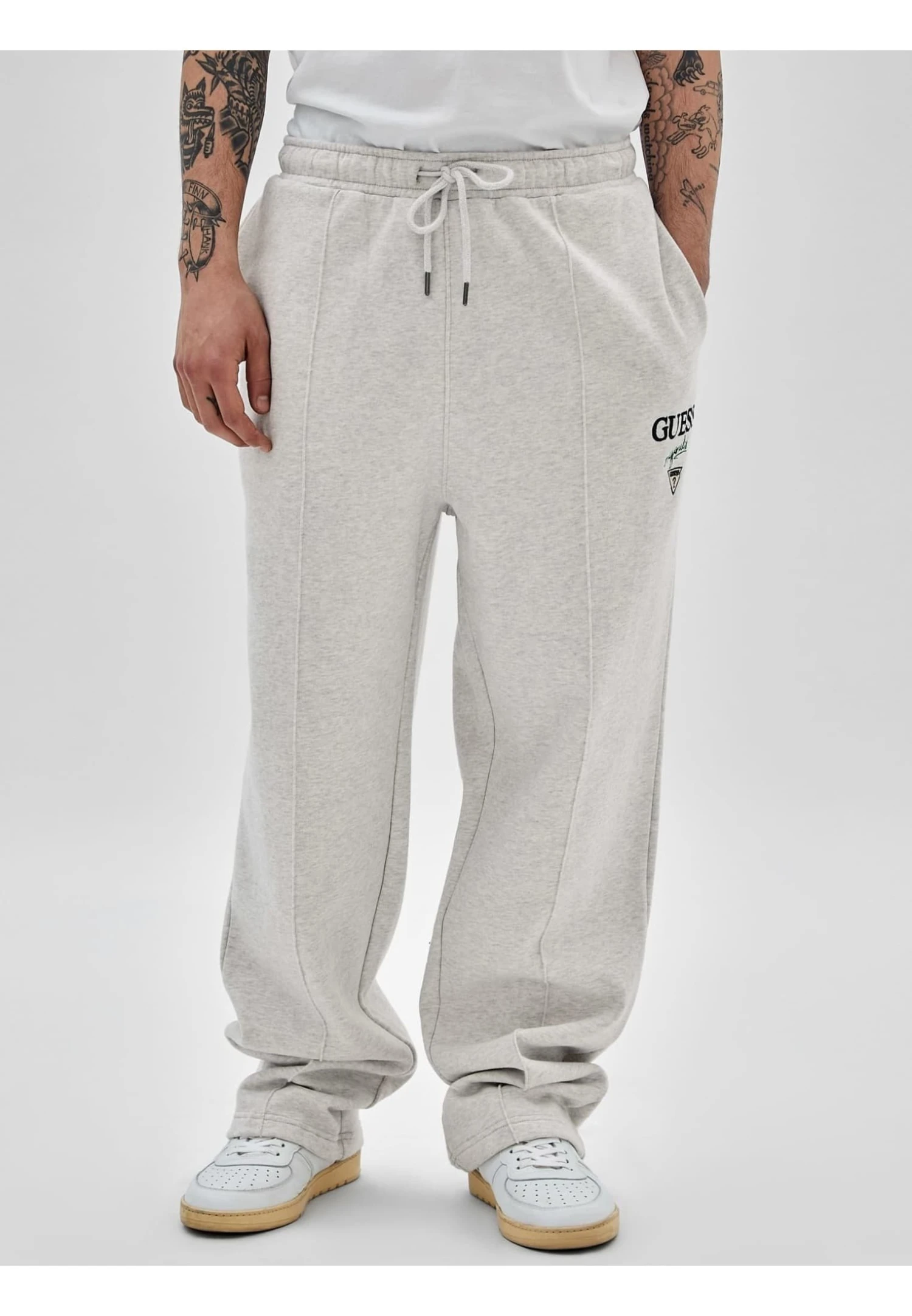 Guess Mit Logo - Trainingsbroek - Beige