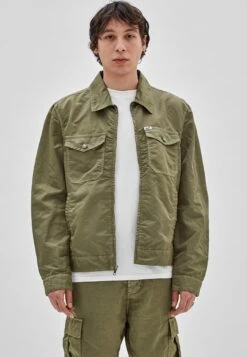 Guess Aus Gewaschenem - Lichte Jas - Grün