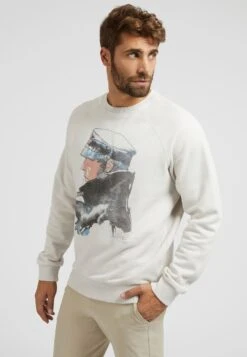Guess Maltese-Print - Sweater - Weiß