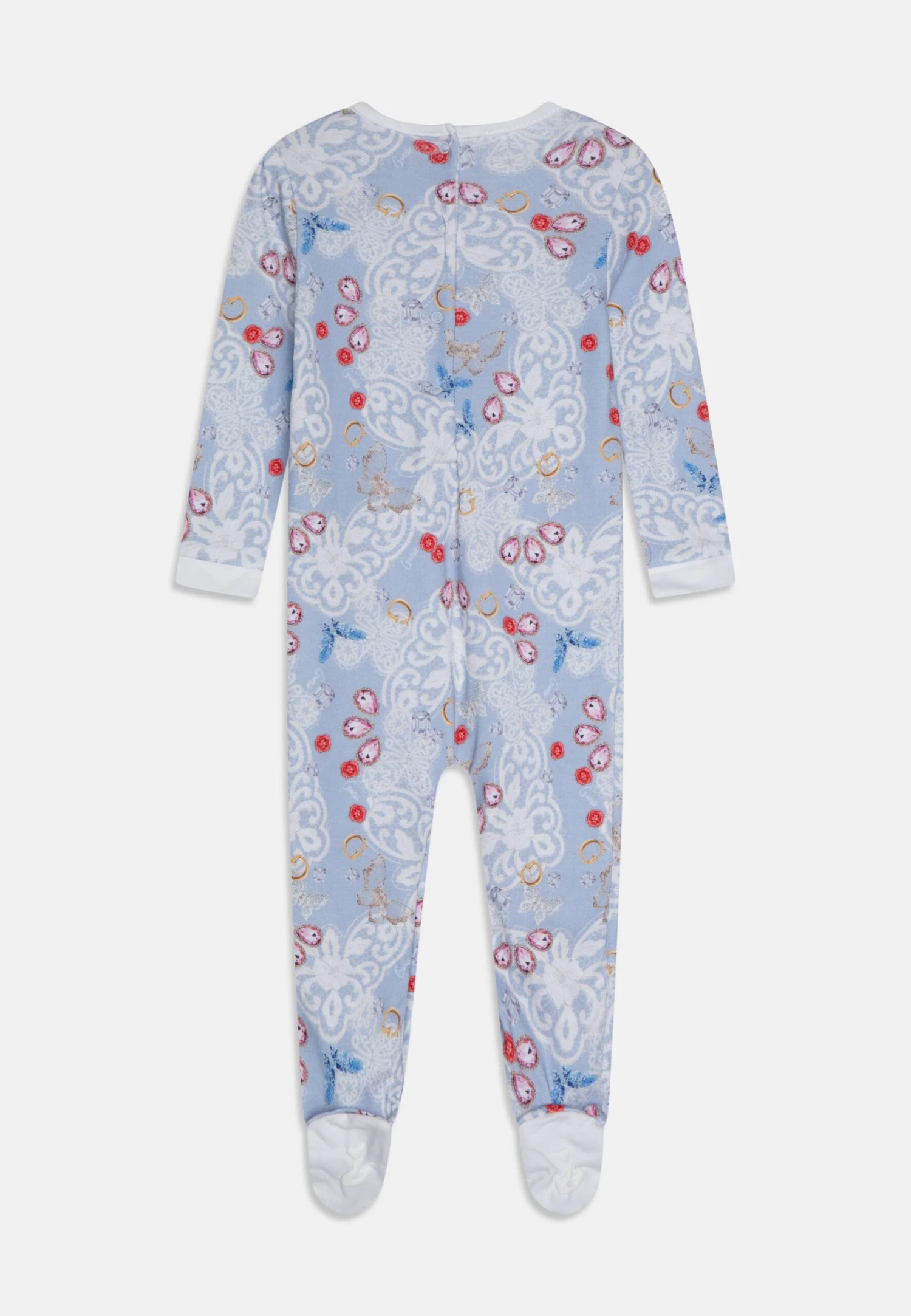 Guess Newborn Interlock Overall Unisex - Kruippakje - Multi-Coloured - Afbeelding 2