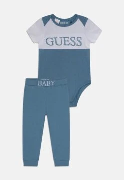 Guess Newborn Unisex Set - Body - Parisian Roof Blue