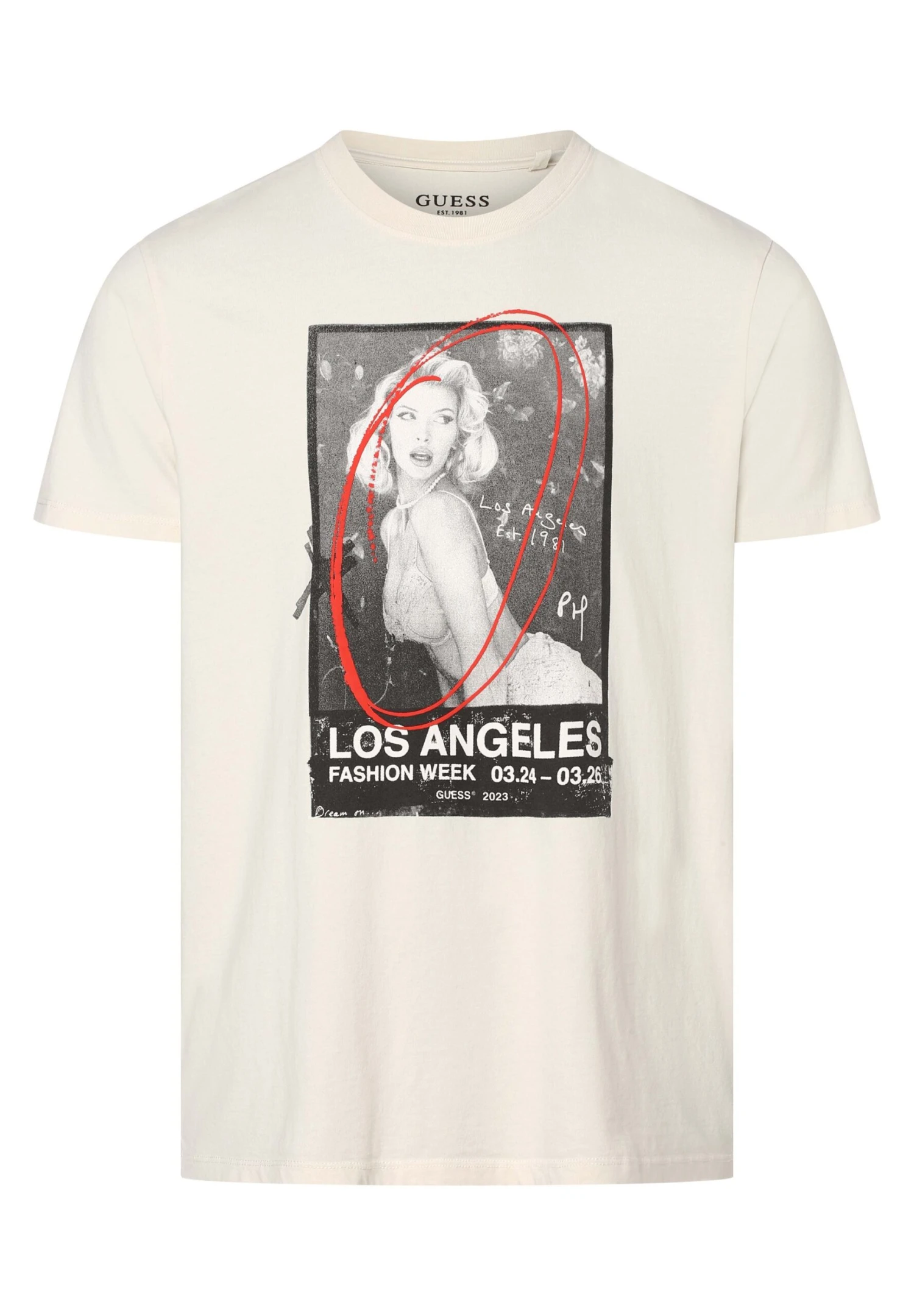 Guess T-Shirt Print - Weiß