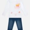 Guess Baby Pant Set - Slim Fit Jeans - Pure White