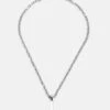 Guess Plate Unisex - Ketting - Steel