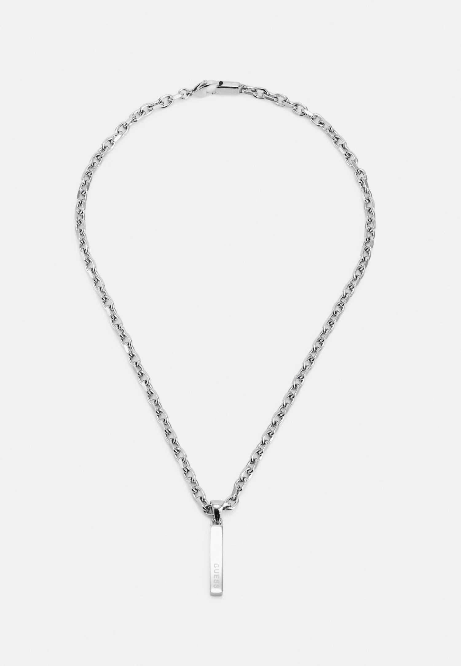 Guess Plate Unisex - Ketting - Steel