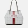 Guess Vikky Tote Set - Handtas - Stone