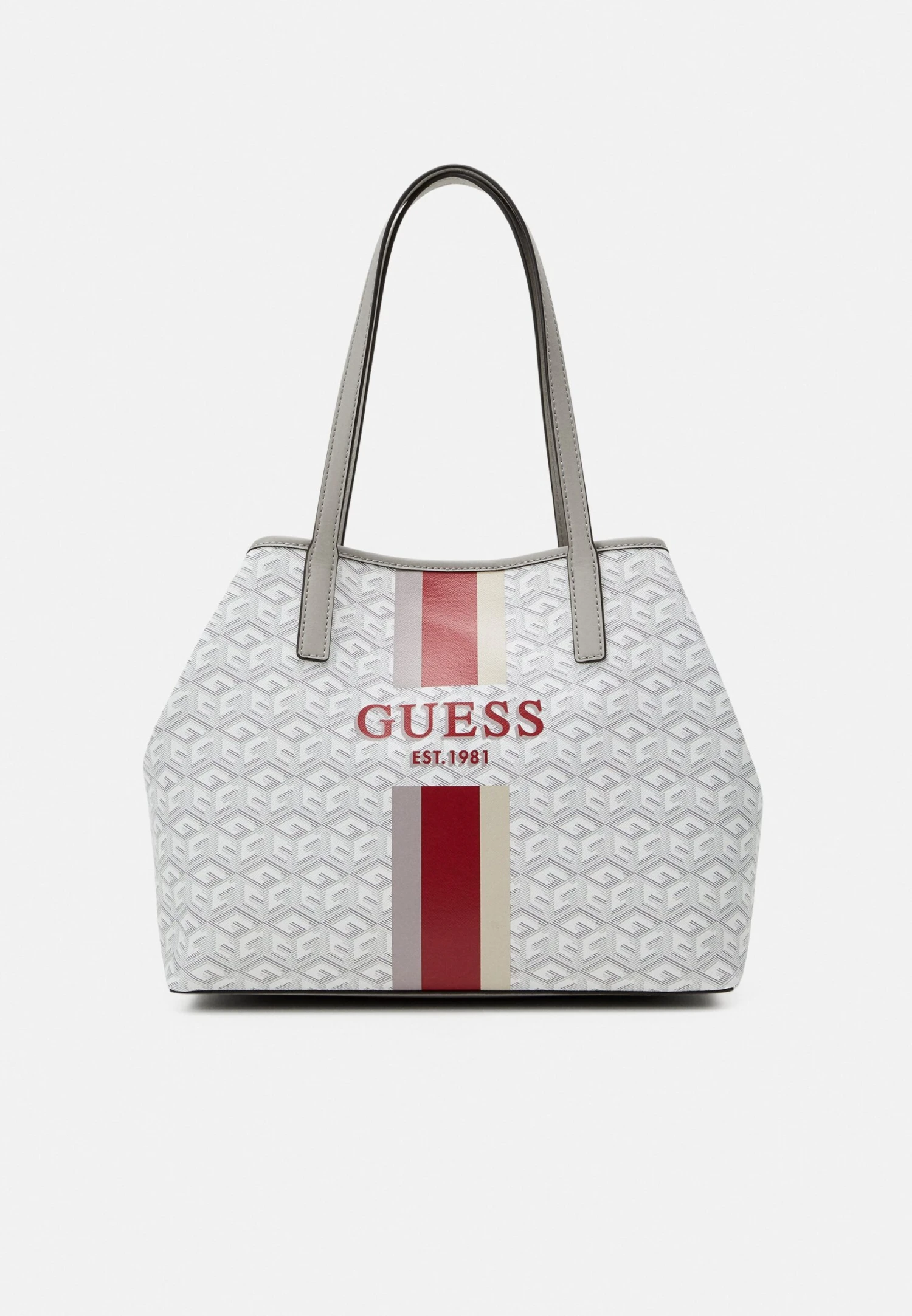 Guess Vikky Tote Set - Handtas - Stone