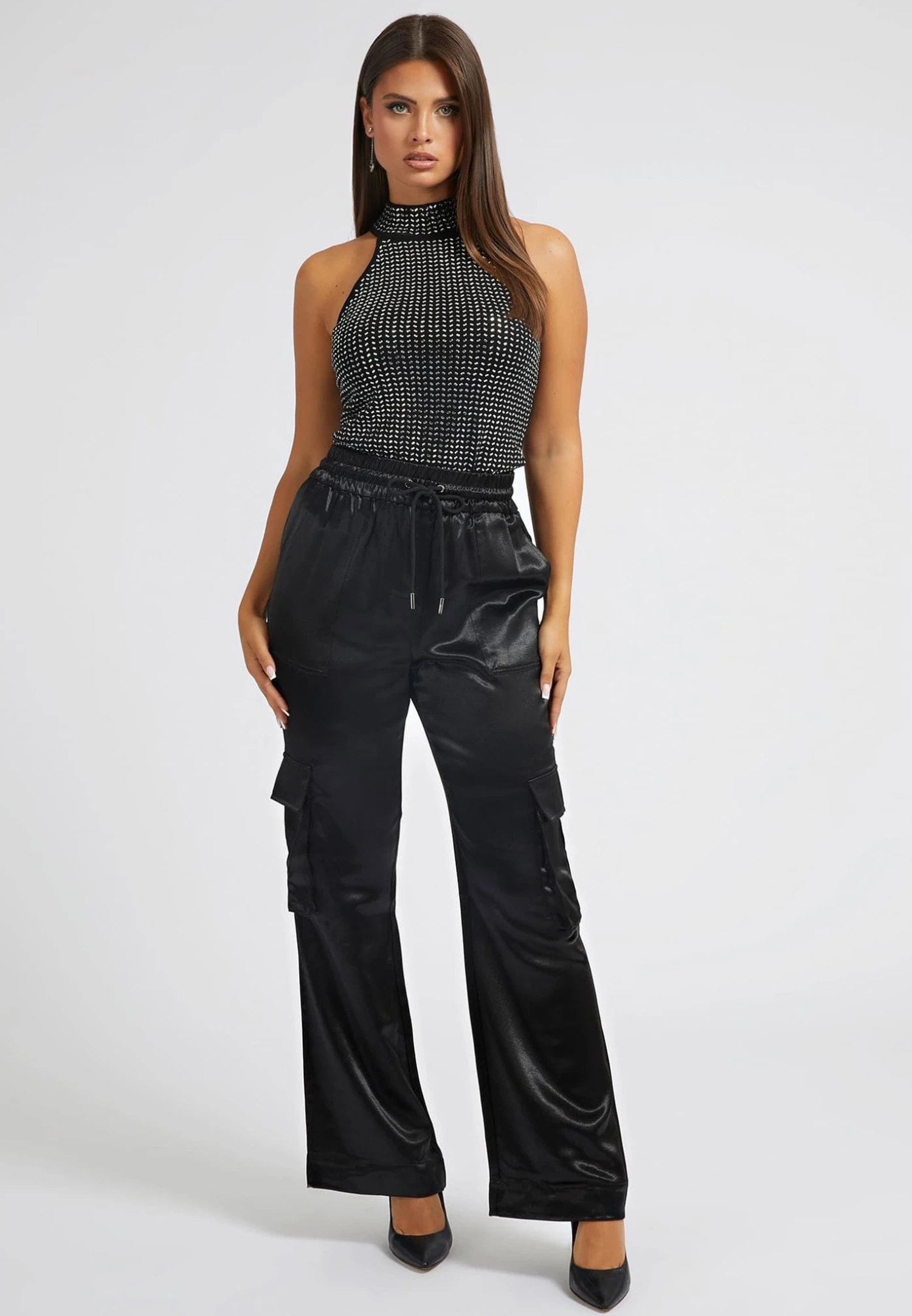 Guess Relaxed Fit - Cargobroek - Schwarz - Afbeelding 2