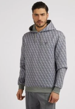 Guess Allover G Cube Logo - Hoodie - Grau