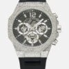 Guess Momentum - Chronograaf - Black Sunray/Silver-Coloured