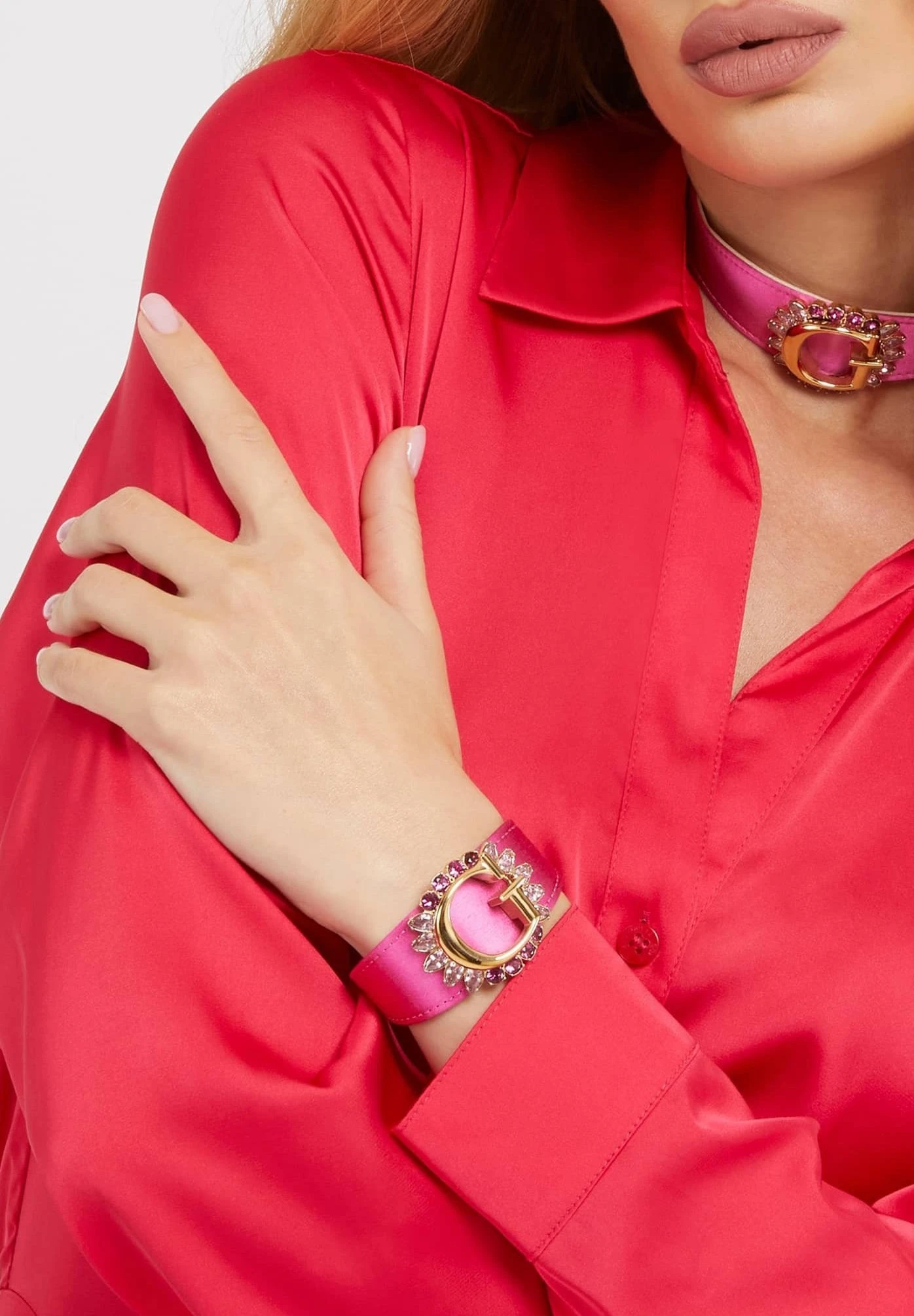 Guess Libertango - Ketting - Fuchsia - Afbeelding 2