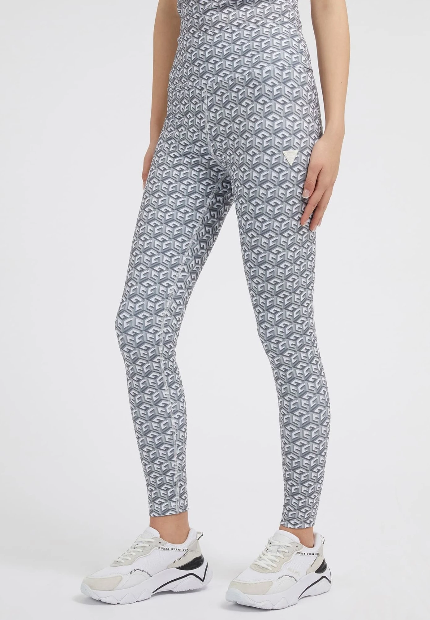 Guess Allover-G Cube-Logo - Legging - Grau