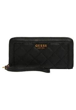 Guess Abey Large Zip Around - Portemonnee - Black
