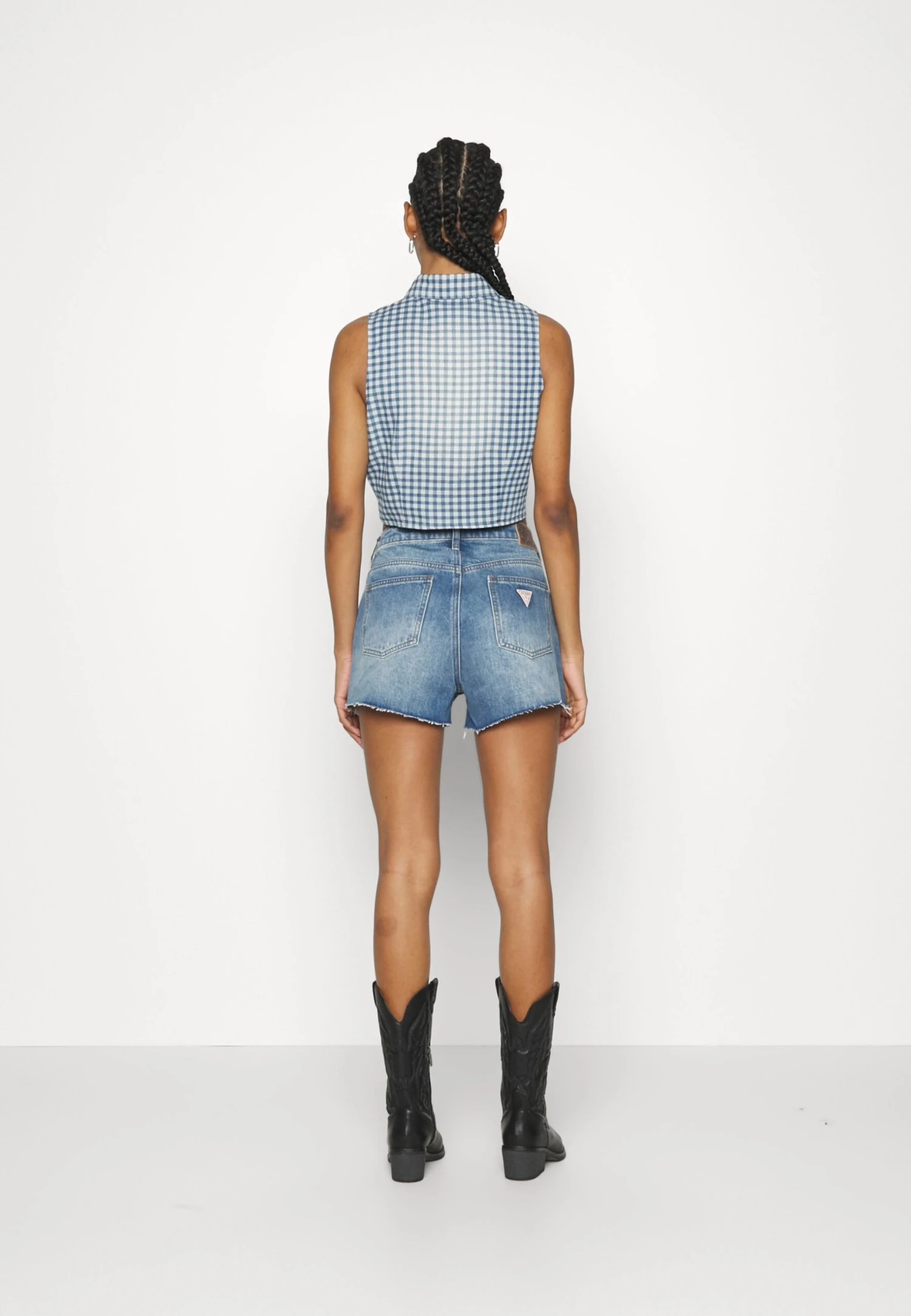 Jeansshort - Medium Wash - Afbeelding 3