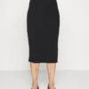 Guess Midi Buttons Skirt - Kokerrok - Jet Black