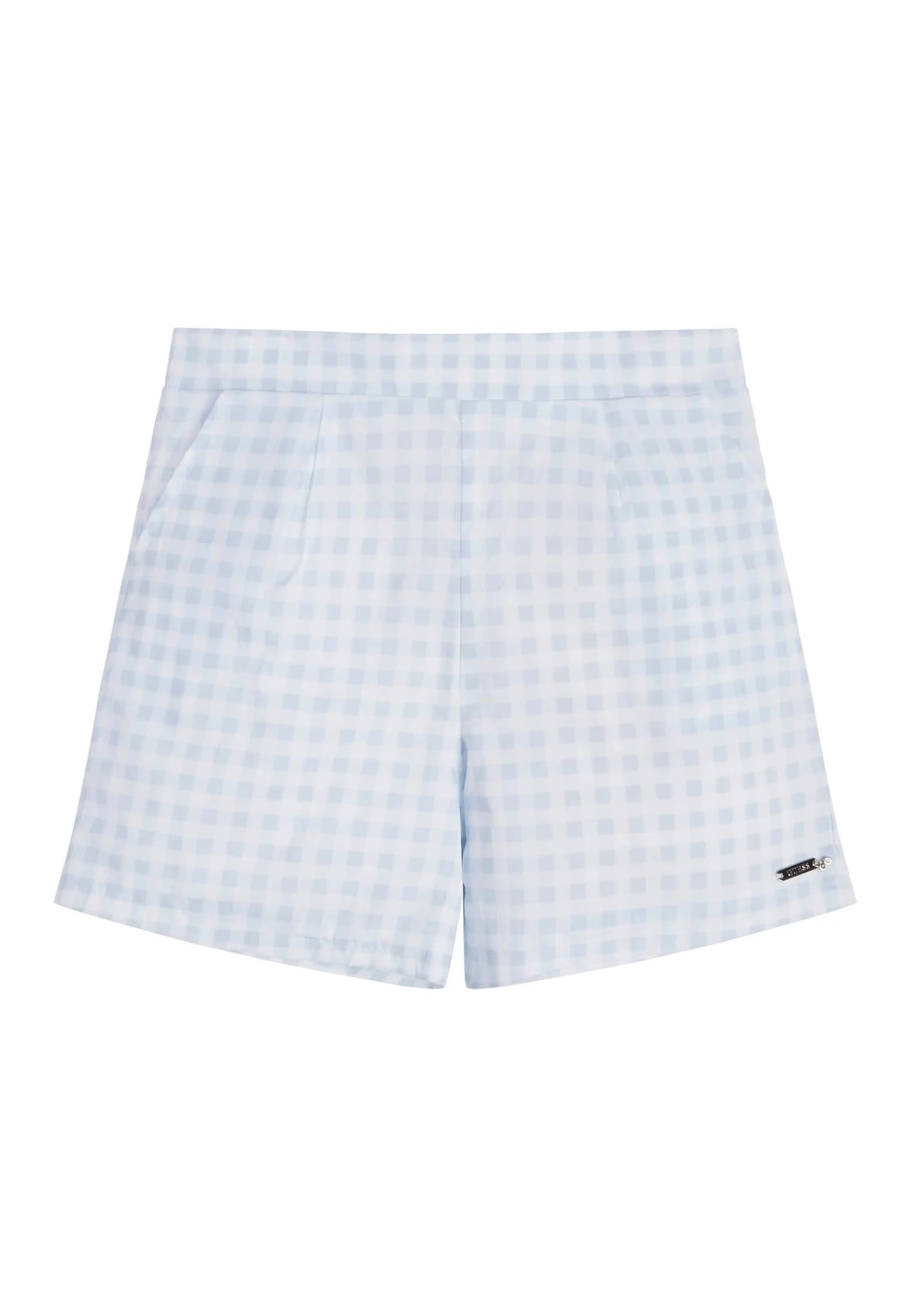 Guess Mit Vichy-Muster - Shorts - Hellblau