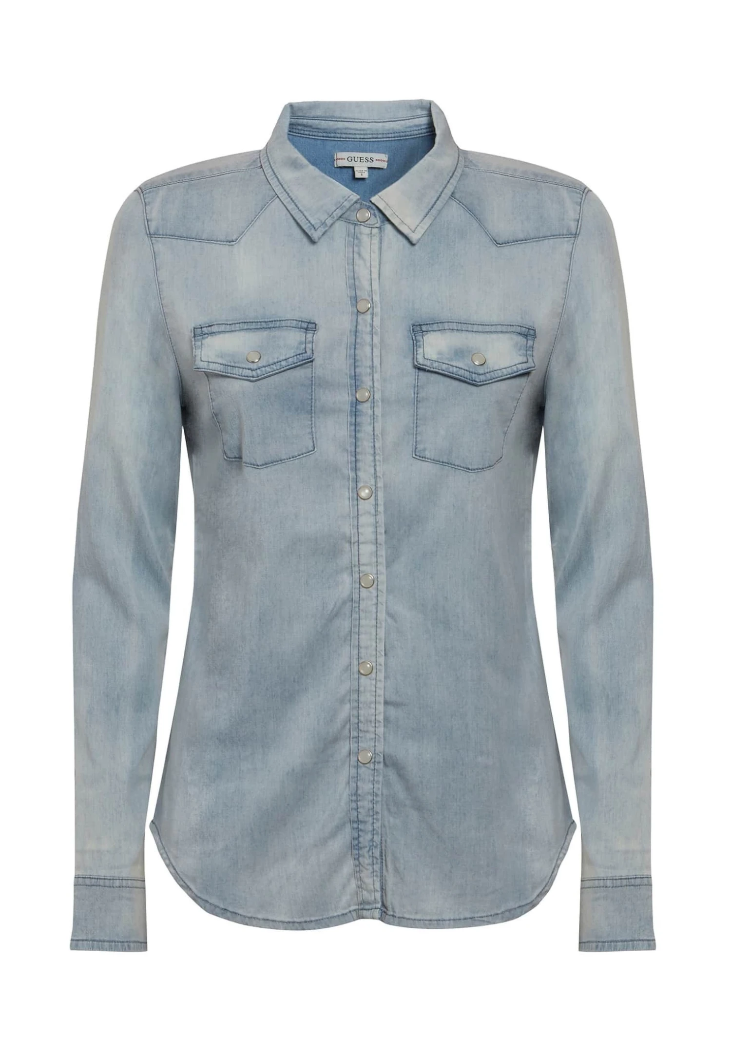 Guess Regular Fit - Overhemdblouse - Himmelblau - Afbeelding 5