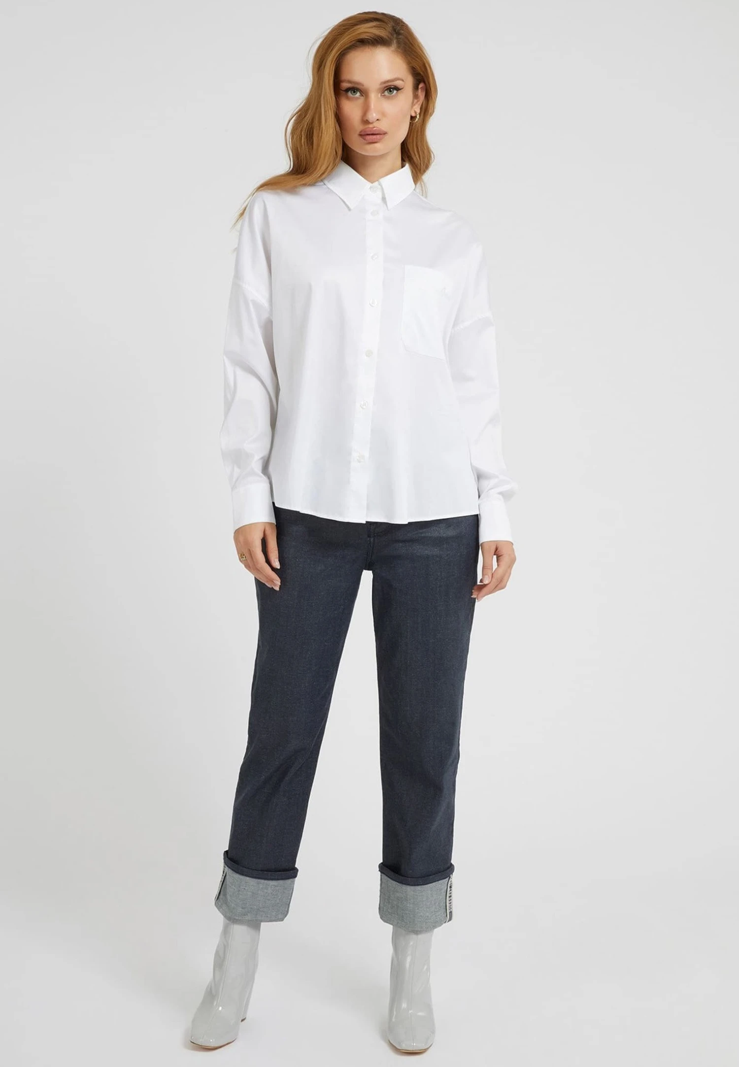 Guess Relaxed Fit - Overhemdblouse - Weiß - Afbeelding 2