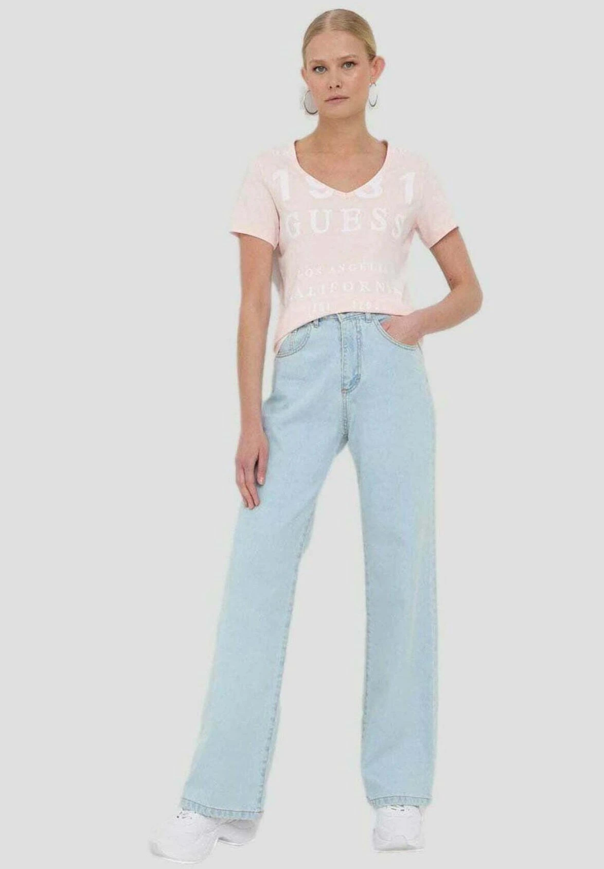 Guess Downtown - T-Shirt Print - Pink - Afbeelding 2