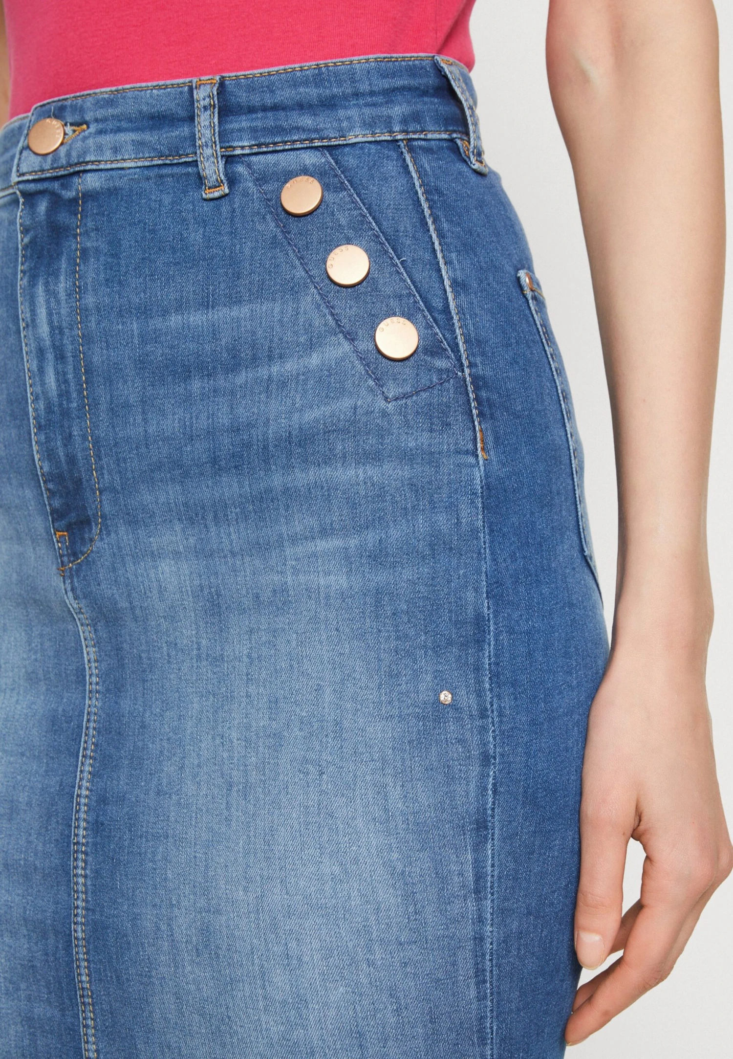 Guess Iolonda Skirt - Minirok - Feather Sky - Afbeelding 4