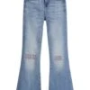 Guess Avec Logo - Flared Jeans - Bleu Ciel