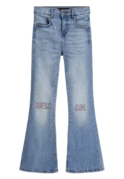 Guess Avec Logo - Flared Jeans - Bleu Ciel