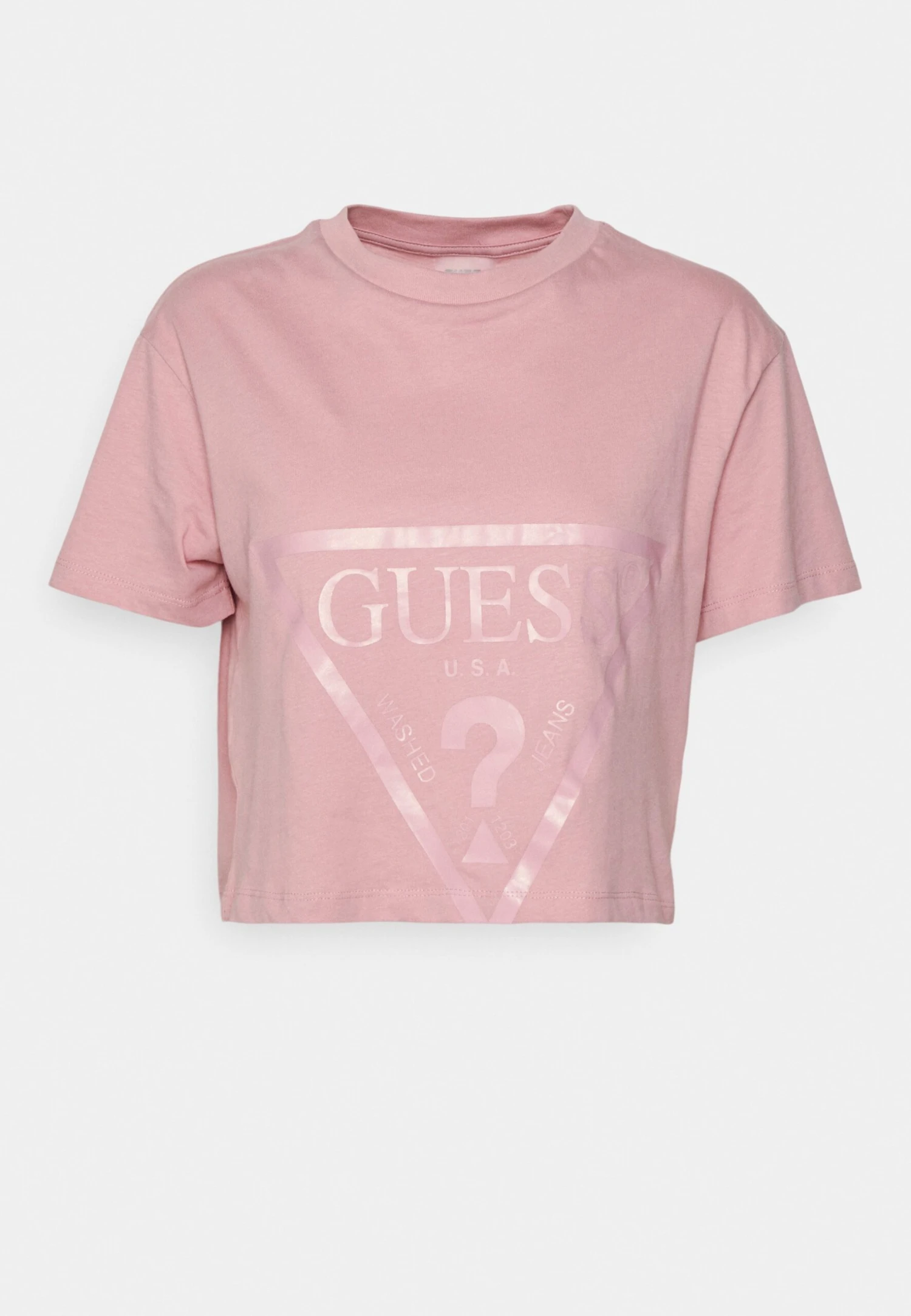 Guess Adele Crop- T-Shirt Print - Vibras Purple - Afbeelding 4