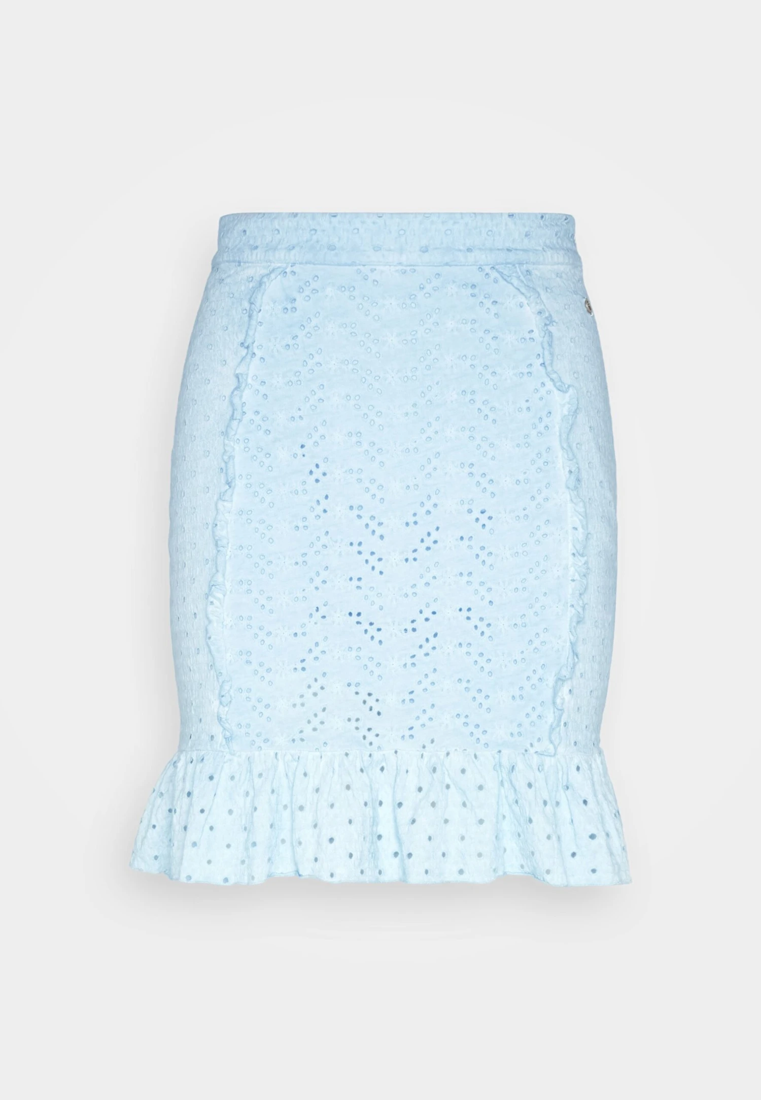 Guess Ruffle Aini Skirt - Kokerrok - Cold Whimsical Blue - Afbeelding 5