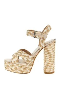 Guess Gabin- Sandalen Met Plateauzool - Mehrfarbig Beige
