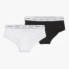 Guess Junior Underwear 2 Pack - Slip - White/Black