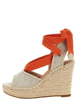 Guess Halona 4G-Logo - Sandalen Met Hoge Hak - Beige