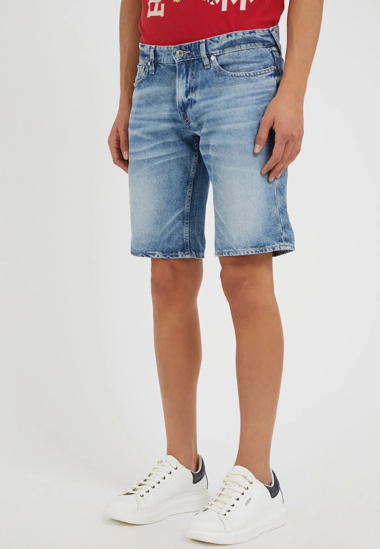 Guess Jeansshort - Blau
