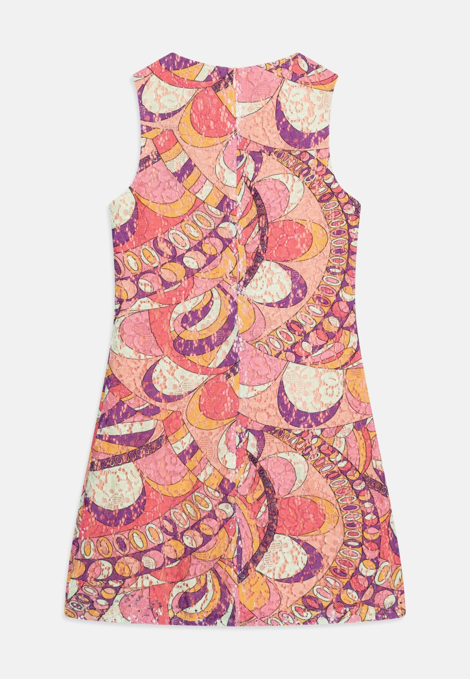 Guess Junior Lace Dress - Cocktailjurk - Orange/Rose - Afbeelding 2