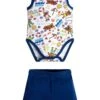 Guess Set Mit - Body - Mehrfarbig/Grundton Blau
