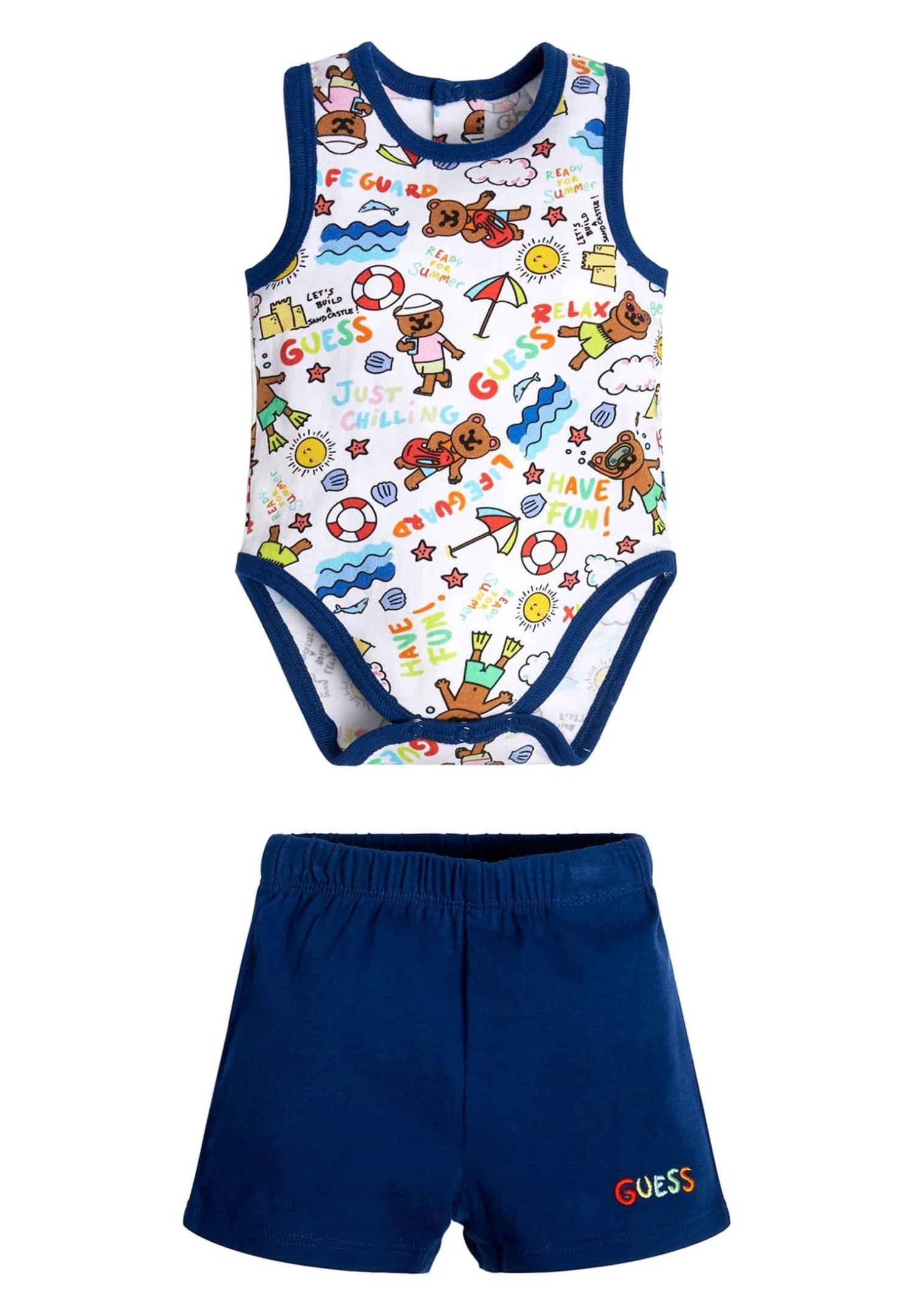 Guess Set Mit - Body - Mehrfarbig/Grundton Blau