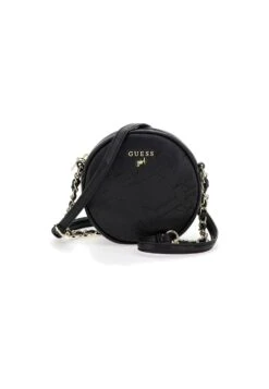 Guess Runde Mini - Schoudertas - Schwarz