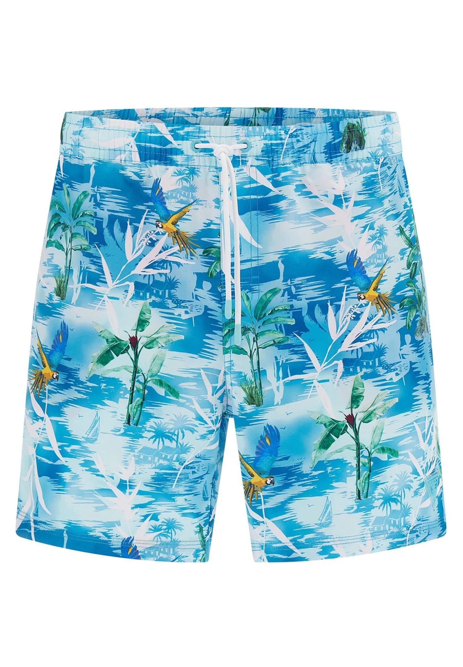 Guess Mit Allover-Print - Zwemshorts - Mehrfarbig/ Grundton Blau - Afbeelding 3