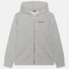 Guess Junior Core Zip Up Hooded Active Unisex - Sweater Met Rits - Light Heather Grey