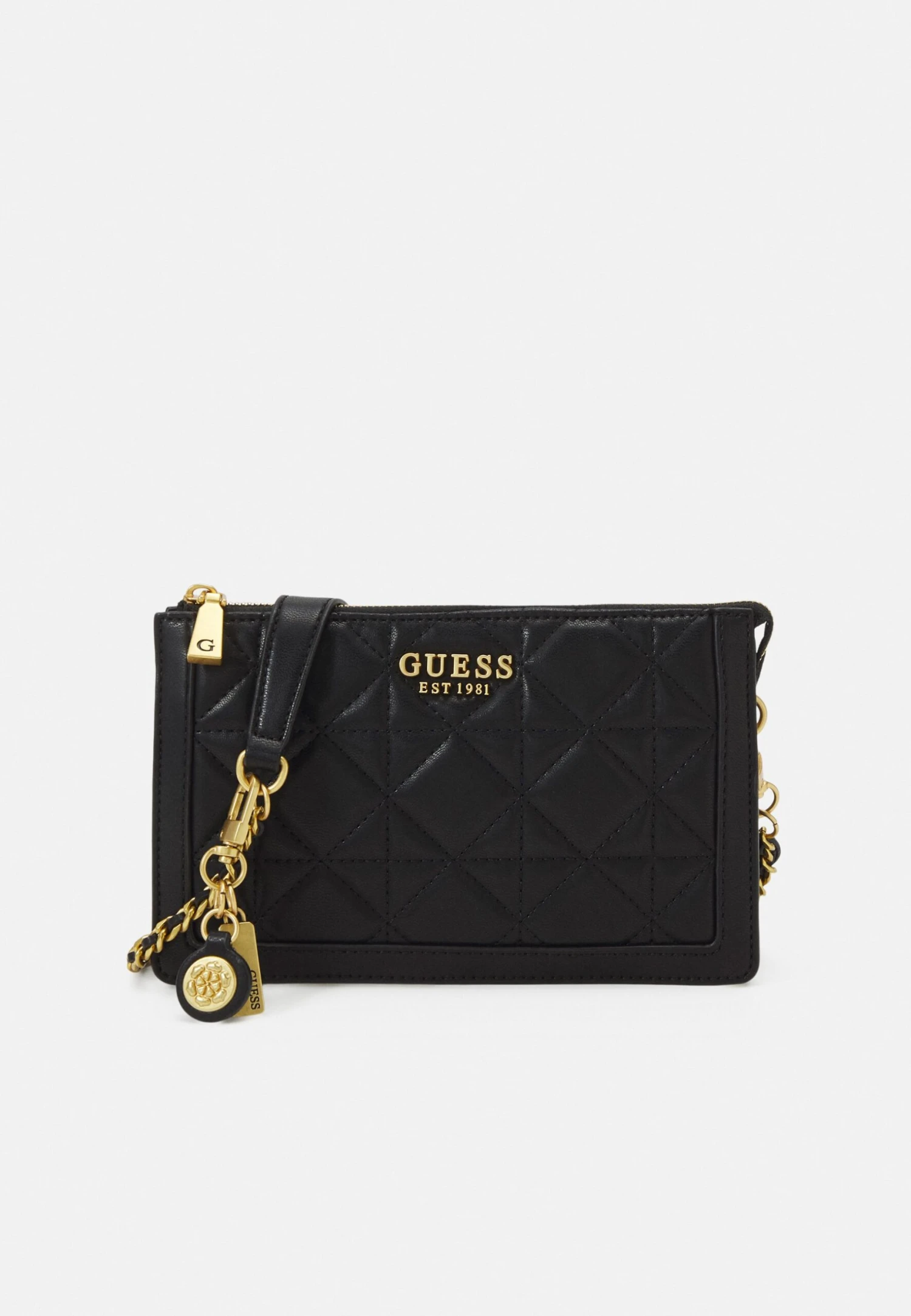 Guess Abey Multi Compartment Xbody - Schoudertas - Black