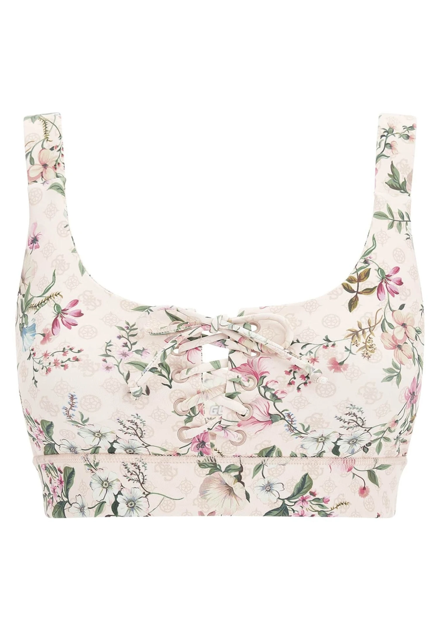 Guess Mit Allover-Print - Bustier - Mehrfarbe Rose - Afbeelding 4