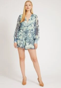 Guess Ls Candis Romper - Jumpsuit - Himmelblau