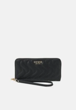 Guess Mai Large Zip Around - Portemonnee - Black