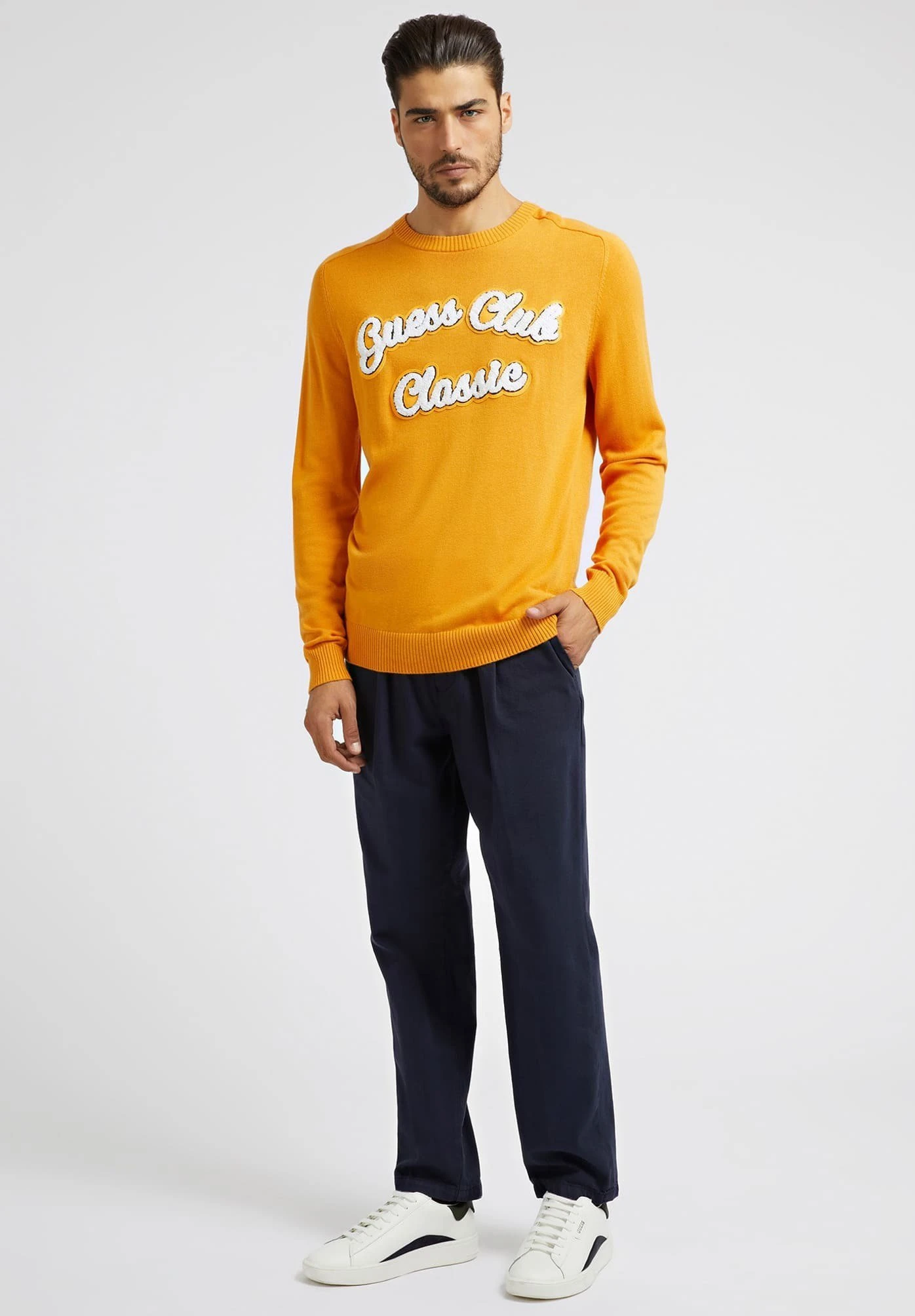 Guess Front Patch - Trui - Gelb - Afbeelding 2