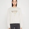 Guess Triangle - Sweater - Cream White