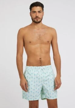 Guess Mit Allover-Print - Zwemshorts - Mehrfarbig, GrĂ¼n