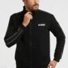 Guess Mit Seitlichem Logo - Sweater Met Rits - Schwarz