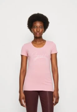 Guess Adelina Tee - T-Shirt Print - Vintage Blush