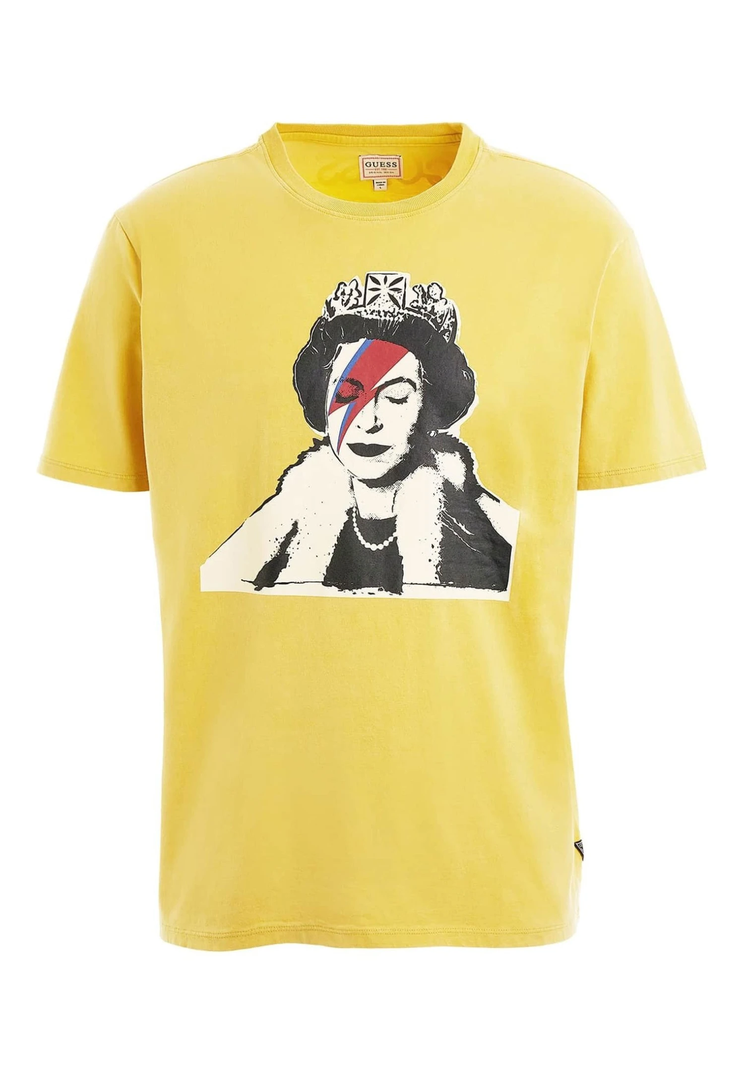 Guess Mit Graffiti-Print - T-Shirt Print - Gelb - Afbeelding 5